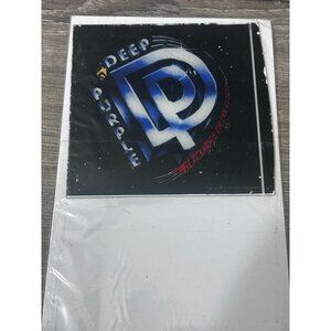 Vintage Deep Purple Logo Cover Art Black White Paperback